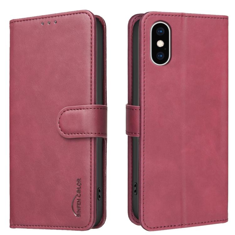 Solid Color Calfskin Texture RFID Vegan Leather Phone Case, For iPhone XS Max, For iPhone 6 Plus/7 Plus/8 Plus, For iPhone 6 / 7 / 8