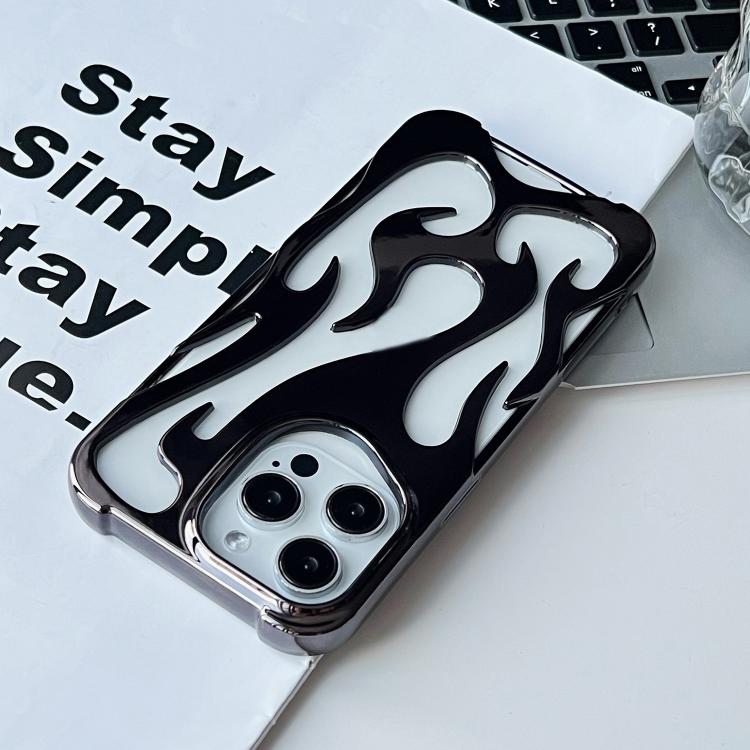 Galvanisierte TPU-Handyhülle mit flammendem Aushöhlungsdesign und Kühlfunktion, für iPhone 15 Pro, für iPhone 15 Plus, für iPhone 15