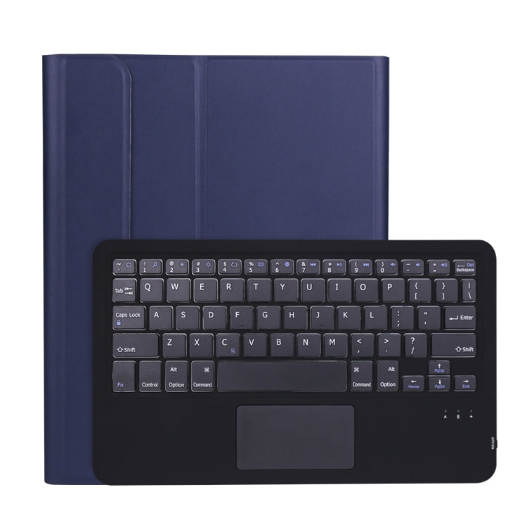 A098B-A Abnehmbare ABS Ultra-dünne Bluetooth-Tastatur + TPU Schutzhülle für iPad Air 11 2024 / 2025 / Air 4 10,9 Zoll 2020, mit Ständer & Stiftefach & Touch, A098B-A