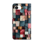 Crystal-Like Painted Vegan Leather Phone Case, For iPhone 17e / 16e, For iPhone 17 Pro Max, For iPhone 17 Pro, For iPhone 17