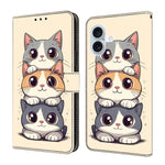 Crystal-Like Painted Vegan Leather Phone Case, For iPhone 17e / 16e, For iPhone 17 Pro Max, For iPhone 17 Pro, For iPhone 17