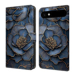 Handyhülle aus veganem Leder mit kristallartiger Bemalung, für iPhone Air, für iPhone 16 Pro Max, für iPhone 16 Pro, für iPhone 16