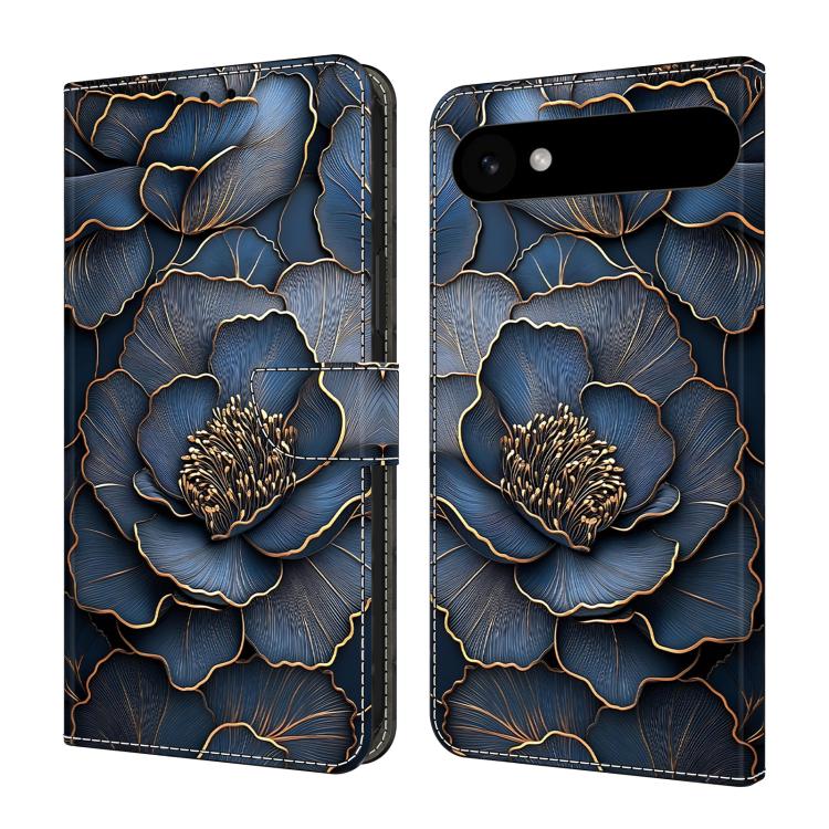 Handyhülle aus veganem Leder mit kristallartiger Bemalung, für iPhone Air, für iPhone 16 Pro Max, für iPhone 16 Pro, für iPhone 16