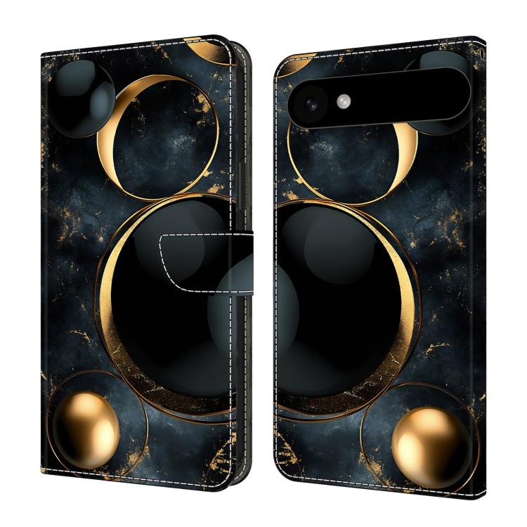 Handyhülle aus veganem Leder mit kristallartiger Bemalung, für iPhone Air, für iPhone 16 Pro Max, für iPhone 16 Pro, für iPhone 16