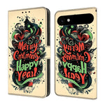 Handyhülle aus veganem Leder mit kristallartiger Bemalung, für iPhone Air, für iPhone 16 Pro Max, für iPhone 16 Pro, für iPhone 16