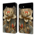 Handyhülle aus veganem Leder mit kristallartiger Bemalung, für iPhone Air, für iPhone 16 Pro Max, für iPhone 16 Pro, für iPhone 16
