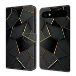 Handyhülle aus veganem Leder mit kristallartiger Bemalung, für iPhone Air, für iPhone 16 Pro Max, für iPhone 16 Pro, für iPhone 16