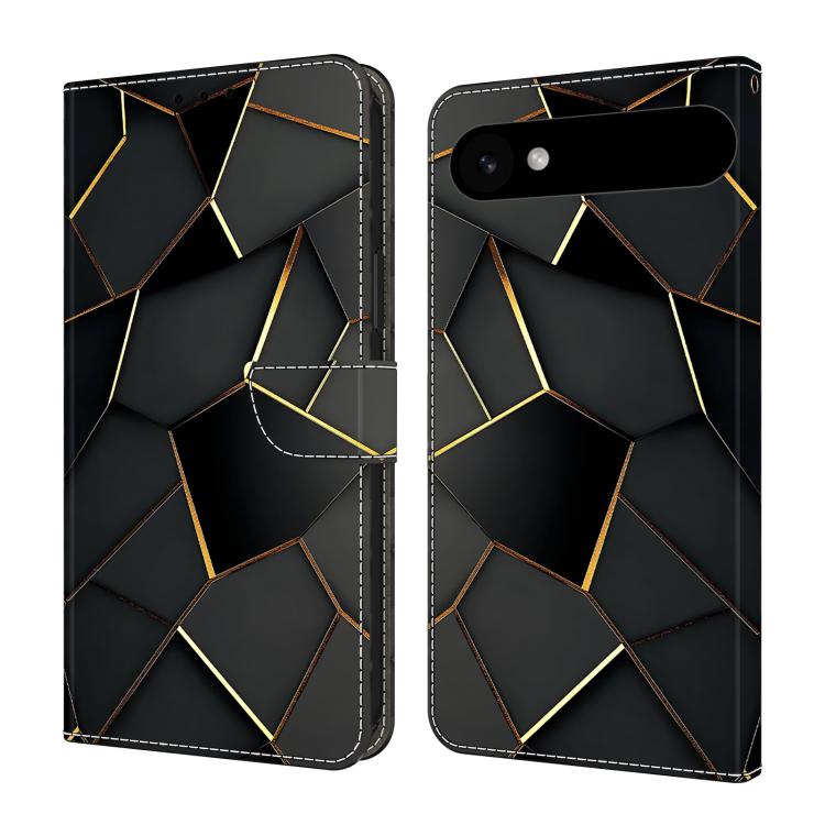 Handyhülle aus veganem Leder mit kristallartiger Bemalung, für iPhone Air, für iPhone 16 Pro Max, für iPhone 16 Pro, für iPhone 16