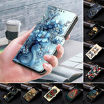 Handyhülle aus veganem Leder mit kristallartiger Bemalung, für iPhone Air, für iPhone 16 Pro Max, für iPhone 16 Pro, für iPhone 16