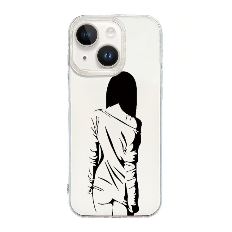 Transparenter Rahmen IMD Creme Handyhülle, Für iPhone 15, Für iPhone 14 Plus, Für iPhone 14, Für iPhone 14 Pro, Für iPhone 14 Pro Max, Für iPhone SE 2022 / 2020 / 8 / 7, Für iPhone 13 Pro Max, Für iPhone 13 Pro, Für iPhone 13, Für iPhone 12