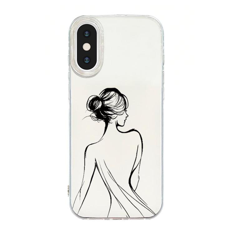 Transparent Frame IMD Cream Phone Case, For iPhone 11 Pro Max, For iPhone 11, For iPhone 11 Pro, For iPhone X / XS, For iPhone XR, For iPhone XS Max, For iPhone 8 Plus / 7 Plus