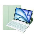 Für iPad Air 11 2024 / 2025 / Air 4 2020 / Air 5 2022 A098B Abnehmbare ABS Ultra-dünne Candy Colors Bluetooth-Tastatur Schutzhülle mit Ständer & Stiftefach, A098B