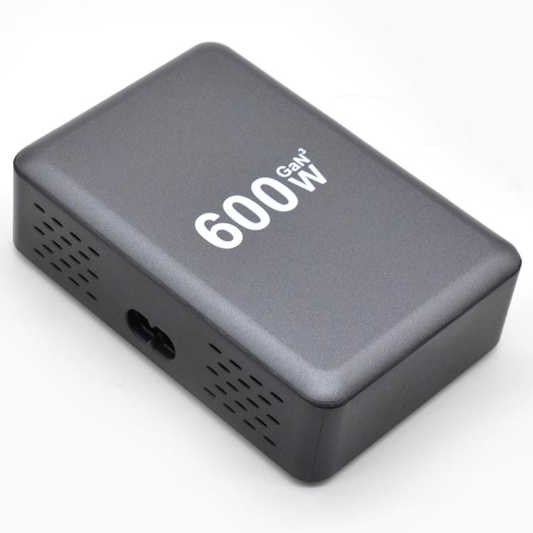 600W USB-C / Type-C und USB-A 8-Port Hochleistungs GaN Desktop Schnellladegerät, EU Stecker, US Stecker, UK Stecker, AU Stecker