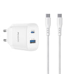 Yesido PD45W USB und Type-C Dual Interface Schnellladegerät Set, EU Stecker, UK Stecker, US Stecker