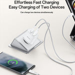 Yesido PD45W USB und Type-C Dual Interface Schnellladegerät Set, EU Stecker, UK Stecker, US Stecker