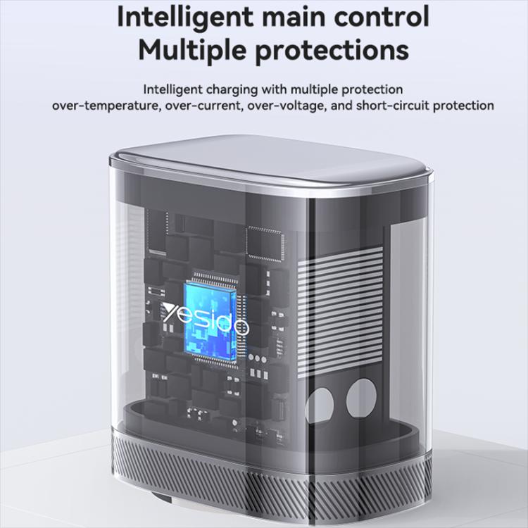 Yesido PD45W USB und Type-C Dual Interface Schnellladegerät Set, EU Stecker, UK Stecker, US Stecker