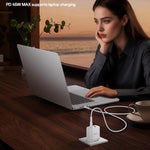 Yesido PD45W USB und Type-C Dual Interface Schnellladegerät Set, EU Stecker, UK Stecker, US Stecker