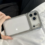 Galvanisierte PC-Hybrid-TPU-Strass-Handyhülle, für iPhone 17 Pro Max, für iPhone 17 Pro
