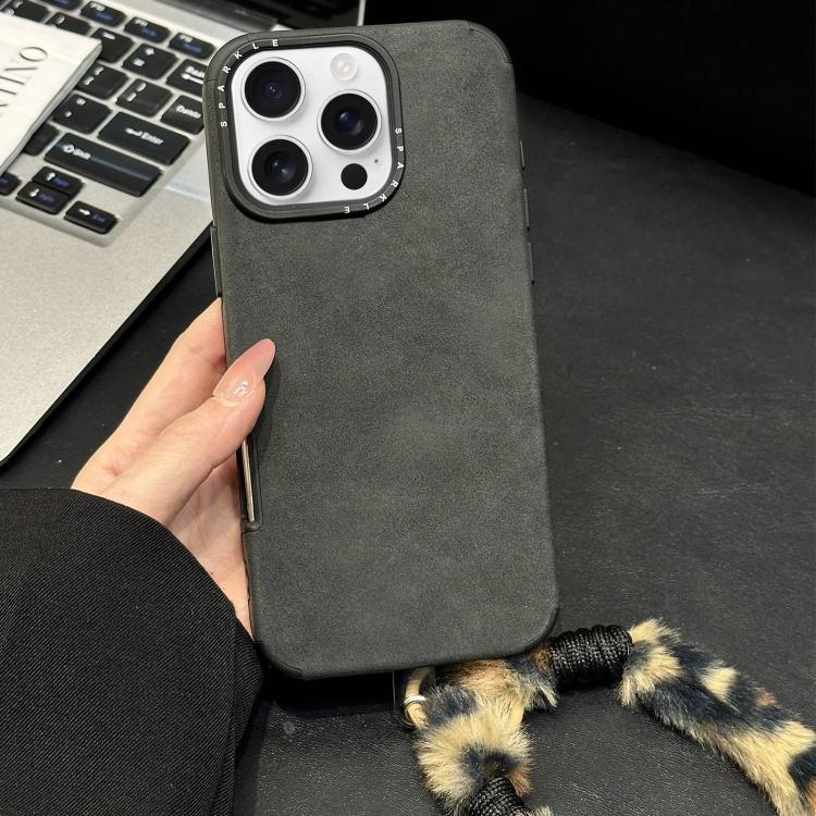 Handyhülle aus Velourslederimitat TPU mit Siebdruck-Kaninchenplüschseil, für iPhone 17 Pro Max, für iPhone 17 Pro, für iPhone 17, für iPhone 16 Pro Max, für iPhone 16 Pro, für iPhone 16, für iPhone 15 Pro Max, für iPhone 15 Pro