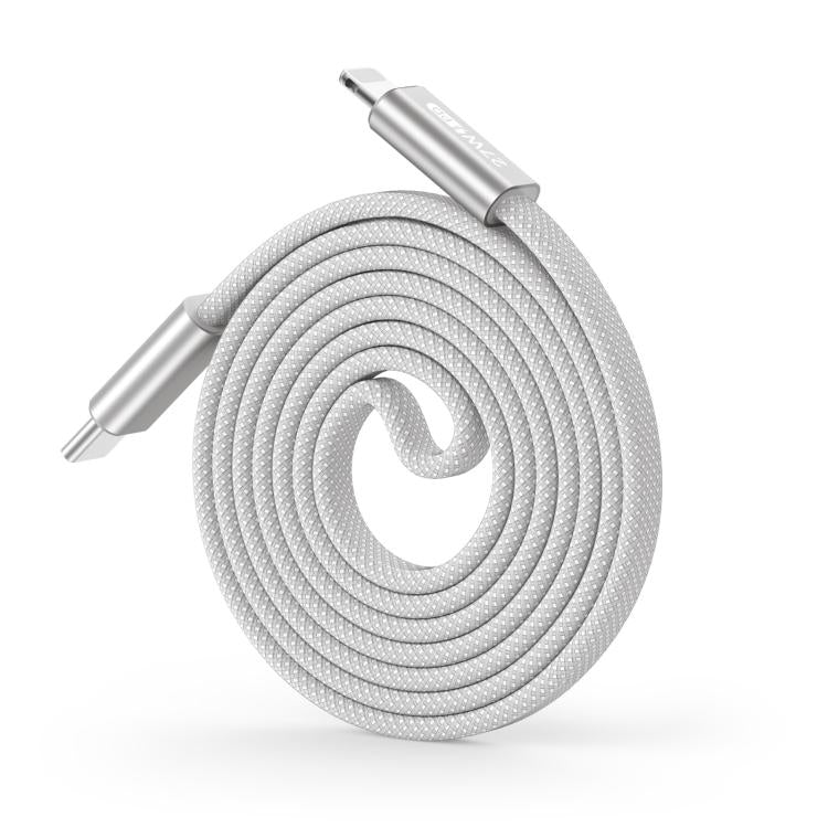 DUX DUCIS AUTO Serie 27W Type-C zu 8-Pin Magnetisches Nylon Geflochtenes Datenkabel, Länge: 1m, Type-C zu 8-Pin