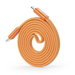 DUX DUCIS AUTO Serie 27W Type-C zu 8-Pin Magnetisches Nylon Geflochtenes Datenkabel, Länge: 1m, Type-C zu 8-Pin