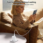 Yesido 18W USB Einzelinterface Ladegerät Set mit USB zu Type-C Kabel, EU Stecker, UK Stecker, US Stecker