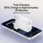 Yesido YC153 PD35W USB-C / Typ-C Einzelanschluss Schnellladegerät Set mit Typ-C-zu-Typ-C-Kabel, YC153
