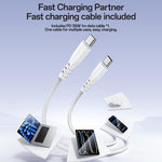 Yesido YC153 PD35W USB-C / Typ-C Einzelanschluss Schnellladegerät Set mit Typ-C-zu-Typ-C-Kabel, YC153