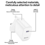 Yesido YC153 PD35W USB-C / Typ-C Einzelanschluss Schnellladegerät Set mit Typ-C-zu-Typ-C-Kabel, YC153