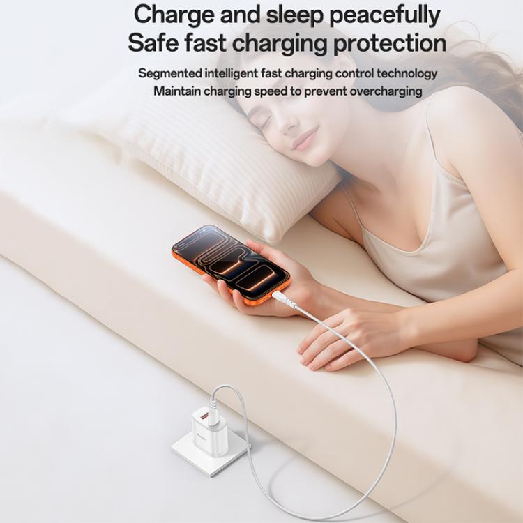 Yesido YC17U 12W 2,4A USB Dualanschluss Ladegerät Set mit 1m USB-zu-Typ-C-Datenkabel, YC17U