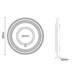 Yesido DS39 15W Desktop-Pad Magnetisches kabelloses Ladegerät, DS39
