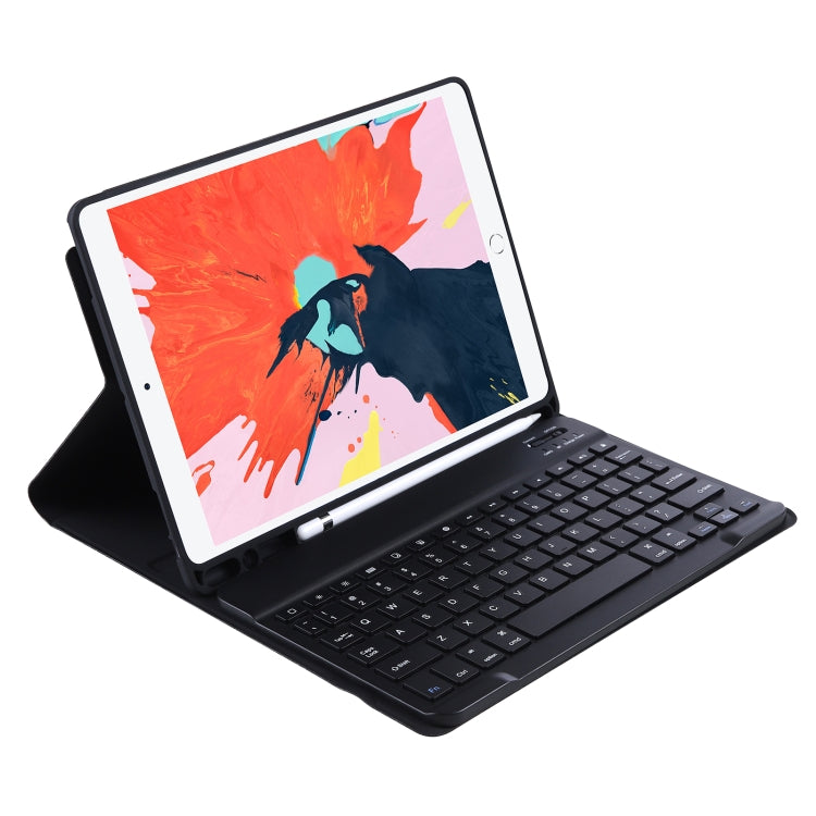 T098B Integrierte Ultra-dünne Candy Colors Bluetooth-Tastatur Schutzhülle für iPad Air 11 2024 / 2025 / Air 4 10,9 Zoll 2020, mit Ständer & Stiftefach, T098B