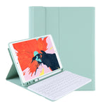 T098B Integrierte Ultra-dünne Candy Colors Bluetooth-Tastatur Schutzhülle für iPad Air 11 2024 / 2025 / Air 4 10,9 Zoll 2020, mit Ständer & Stiftefach, T098B