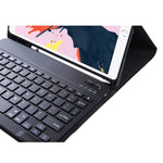 T098B Integrierte Ultra-dünne Candy Colors Bluetooth-Tastatur Schutzhülle für iPad Air 11 2024 / 2025 / Air 4 10,9 Zoll 2020, mit Ständer & Stiftefach, T098B