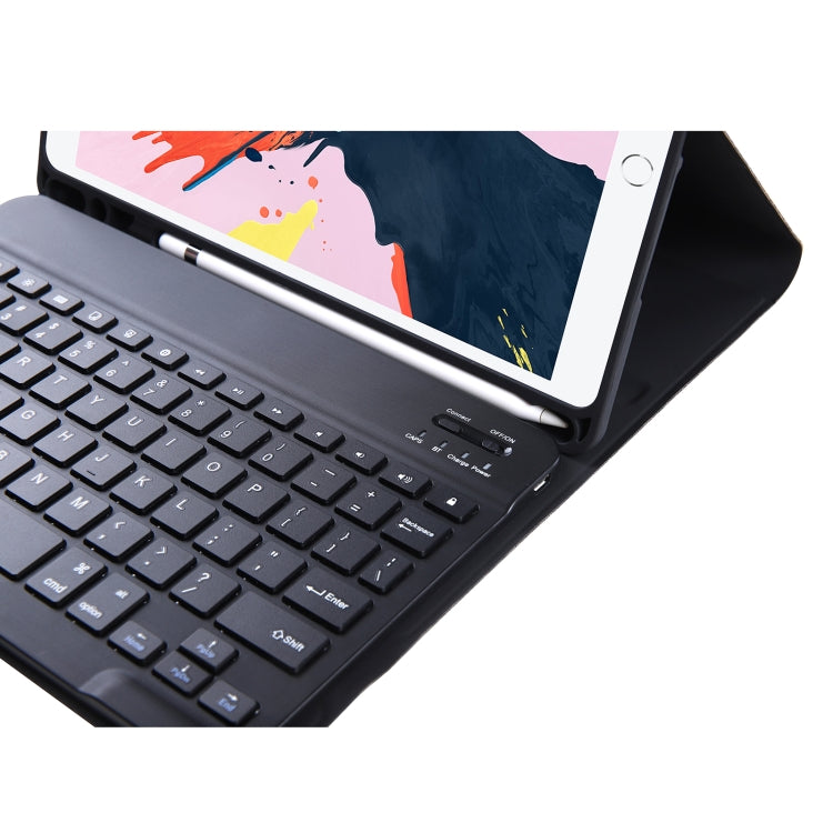 T098B Integrierte Ultra-dünne Candy Colors Bluetooth-Tastatur Schutzhülle für iPad Air 11 2024 / 2025 / Air 4 10,9 Zoll 2020, mit Ständer & Stiftefach, T098B