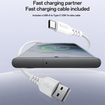 Yesido YC150 12W 2,4A USB Dualanschluss Ladegerät Set mit 1m USB-zu-Typ-C-Datenkabel, YC150