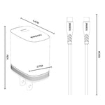 Yesido YC18U PD20W Typ-C Ladegerät Set mit 1m Typ-C-zu-Typ-C-Datenkabel, YC18U