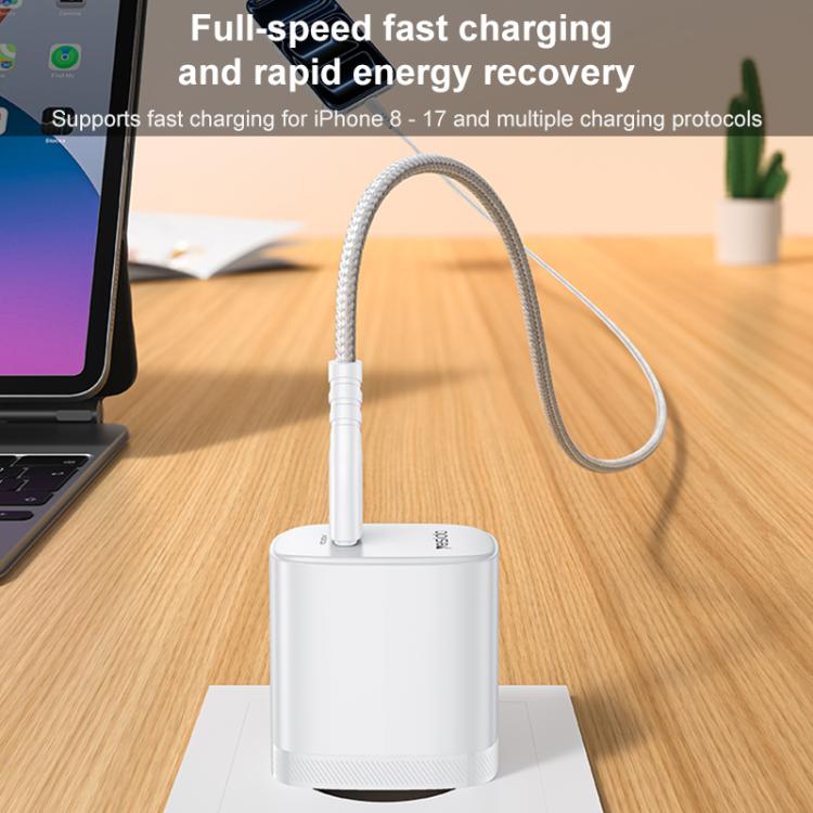 Yesido YC105 PD20W Typ-C Ladegerät Set mit 1m Typ-C-zu-Typ-C-Datenkabel, YC105