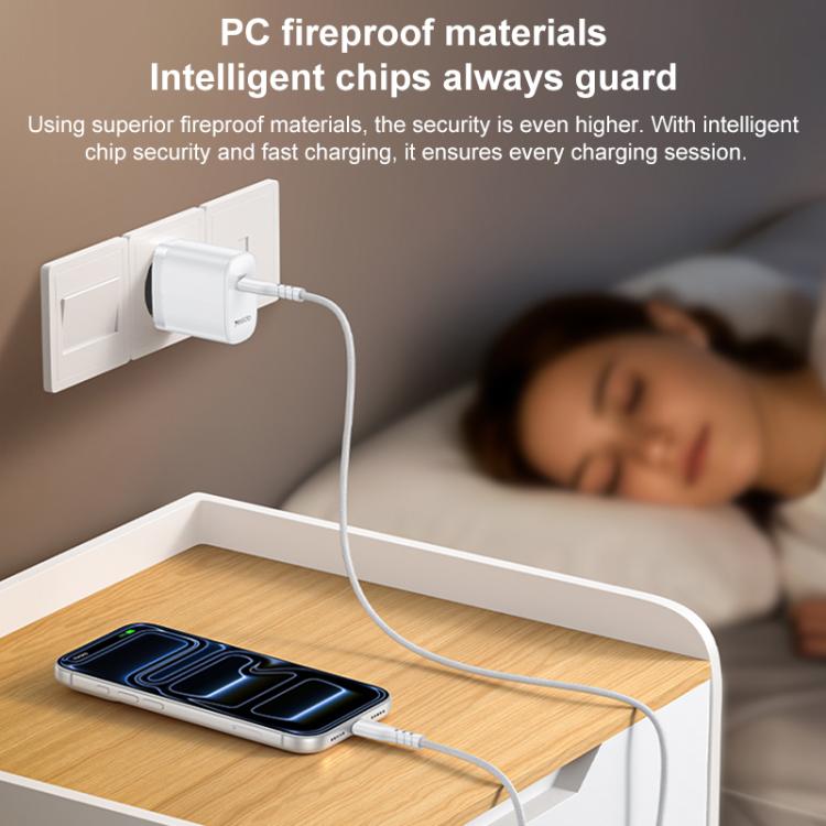 Yesido YC105 PD20W Typ-C Ladegerät Set mit 1m Typ-C-zu-Typ-C-Datenkabel, YC105
