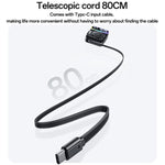 Yesido DS38 65W 8-in-1 Magnetische kabellose Ladestation mit Teleskopkabel, DS38