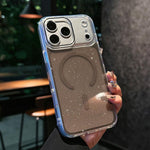Crystal Shimmer Acrylic Magnetic Phone Case, For iPhone 17 Pro Max, For iPhone 17 Pro