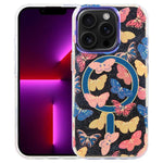 IMD Blaulicht Jungle Serie Magnetische Handyhülle, Für iPhone 13 Pro Max, Für iPhone 13 Pro