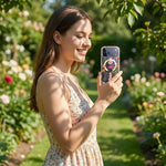 IMD Blaulicht Jungle Serie Magnetische Handyhülle, Für iPhone 13 Pro Max, Für iPhone 13 Pro