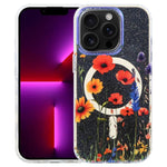 IMD Blaulicht Jungle Serie Magnetische Handyhülle, Für iPhone 13 Pro Max, Für iPhone 13 Pro