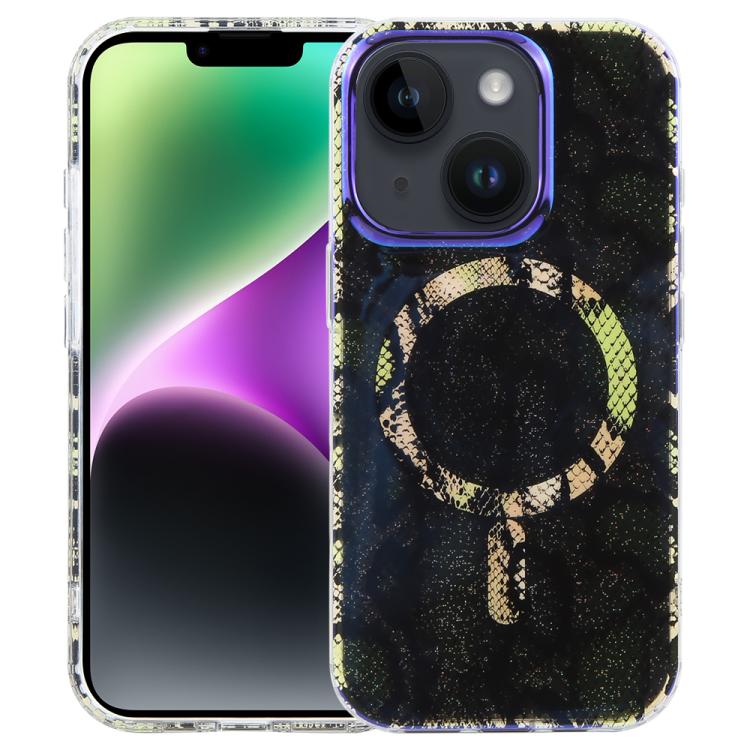 IMD Blue Light Dschungel-Serie Magnetische Handyhülle, Für iPhone 16, Für iPhone 15 Pro Max, Für iPhone 15 Pro, Für iPhone 15 Plus / 14 Plus, Für iPhone 15, Für iPhone 14 / 13, Für iPhone 14 Pro, Für iPhone 14 Pro Max