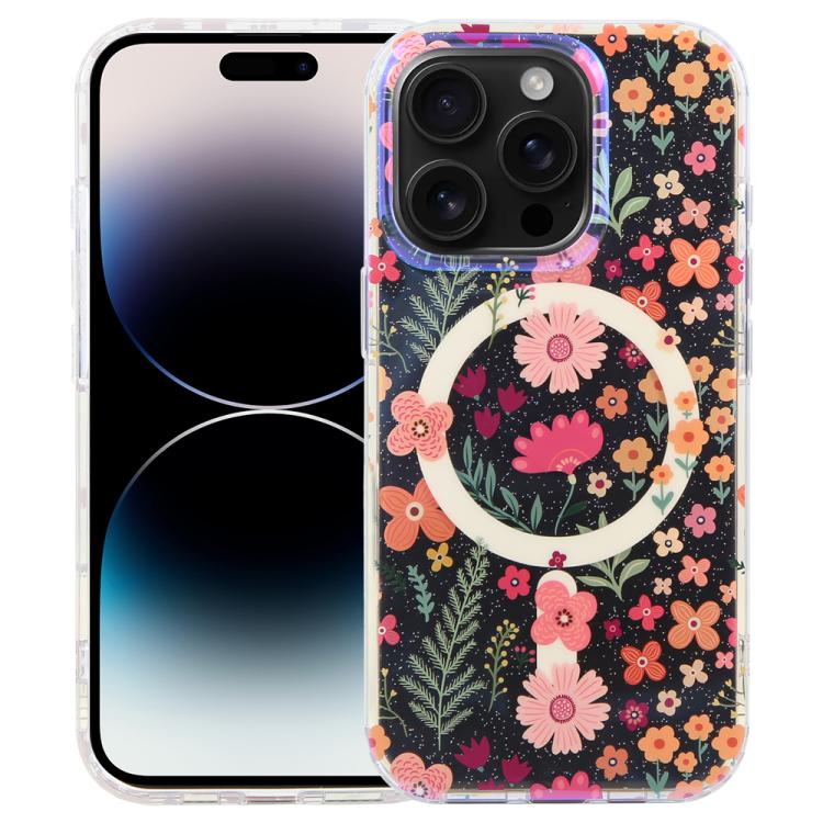 IMD Blue Light Dschungel-Serie Magnetische Handyhülle, Für iPhone 16, Für iPhone 15 Pro Max, Für iPhone 15 Pro, Für iPhone 15 Plus / 14 Plus, Für iPhone 15, Für iPhone 14 / 13, Für iPhone 14 Pro, Für iPhone 14 Pro Max