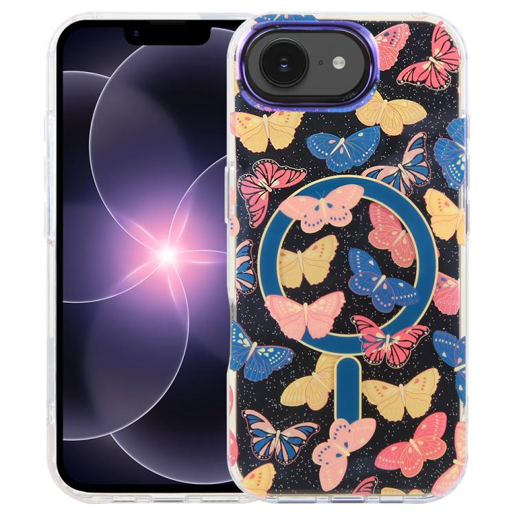 IMD Blue Light Jungle Series magnetische Handyhülle, Für iPhone 17e / 16e, Für iPhone 17 Pro Max, Für iPhone 17 Pro, Für iPhone 17, Für iPhone Air, Für iPhone 16 Pro Max, Für iPhone 16 Pro, Für iPhone 16 Plus
