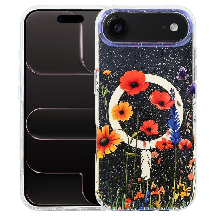 IMD Blue Light Jungle Series magnetische Handyhülle, Für iPhone 17e / 16e, Für iPhone 17 Pro Max, Für iPhone 17 Pro, Für iPhone 17, Für iPhone Air, Für iPhone 16 Pro Max, Für iPhone 16 Pro, Für iPhone 16 Plus