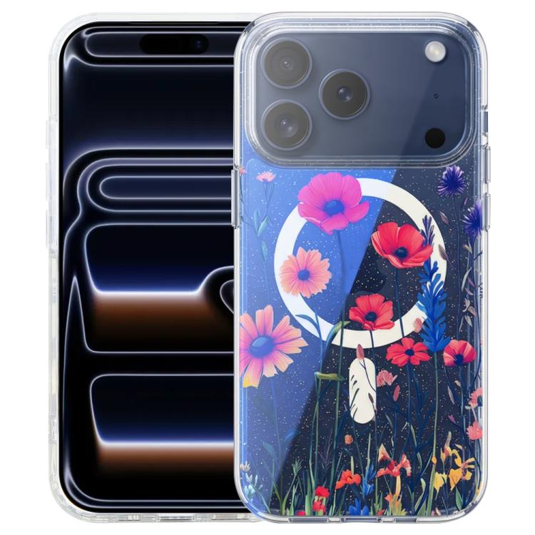 IMD Blue Light Jungle Series magnetische Handyhülle, Für iPhone 17e / 16e, Für iPhone 17 Pro Max, Für iPhone 17 Pro, Für iPhone 17, Für iPhone Air, Für iPhone 16 Pro Max, Für iPhone 16 Pro, Für iPhone 16 Plus