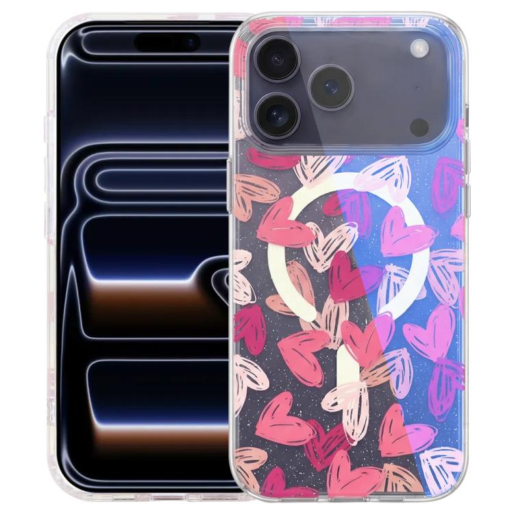 IMD Blue Light Jungle Series magnetische Handyhülle, Für iPhone 17e / 16e, Für iPhone 17 Pro Max, Für iPhone 17 Pro, Für iPhone 17, Für iPhone Air, Für iPhone 16 Pro Max, Für iPhone 16 Pro, Für iPhone 16 Plus